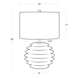 Accordion Table Lamp Round - Foundation Goods