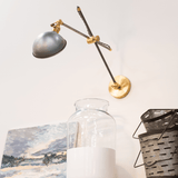 Brass and Steel Industrial Sconce - Foundation Goods