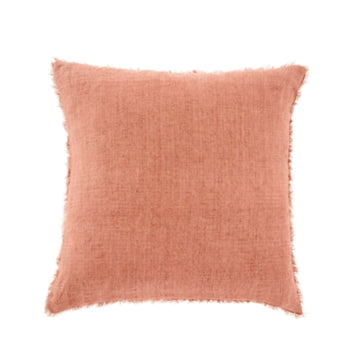 Peachy Lina Linen Pillow - Foundation Goods