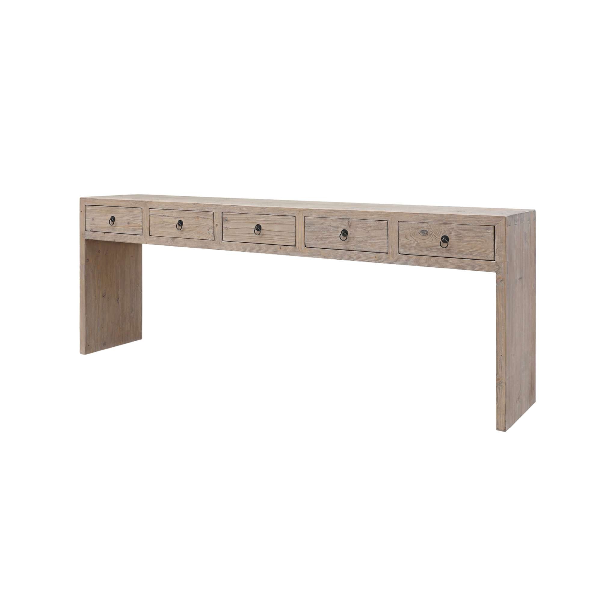 Pinewood Waterfall Console - Foundation Goods