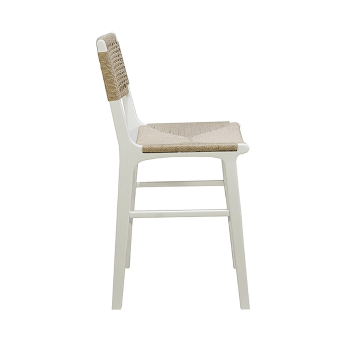 White Lucca Counter Stool - Foundation Goods