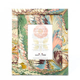 Hand-Marbled Large Picture Frame