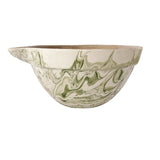Olive Marbled Mixing Bowl