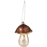 Glass Toadstool Ornament