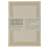 10 Postcards with Patterned Border