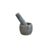 Small Tan Mortar And Pestle
