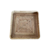Square Rattan Tray