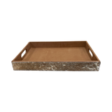 Cowhide Decorative Tray