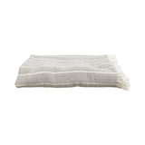 Louise Striped Cotton Throw