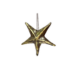 Stone Paper Mache Star Ornament