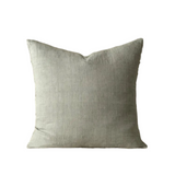 Flint Grey Lina Linen Pillow