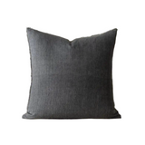 Charcoal Lina Linen Pillow