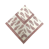 Red Paisley Napkin