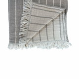 Louise Striped Cotton Throw
