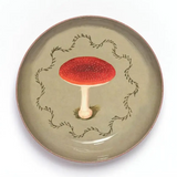 Mushroom Enamel Tray
