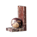 Rosso Levanto Sphere Bookend