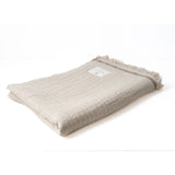 Casabali Linen Throw Blanket