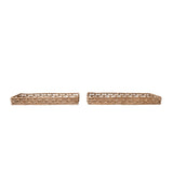Hand-Woven Water Hyacinth & Rattan Trays