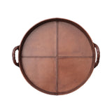 Leather Woven Tray