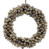 Silver Glass Ball Wreath