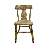 Antique Folk Art Painted Chair
