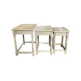 Bleached Oak Cottage Nesting Tables