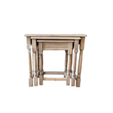 Bleached Oak Cottage Nesting Tables