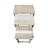Bleached Oak Cottage Nesting Tables