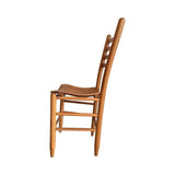Vintage Oak 4 Slat Back Chair