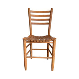 Vintage Oak 4 Slat Back Chair