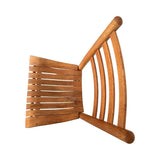 Vintage Oak 4 Slat Back Chair