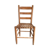 Vintage Slat Seat Ladderback Chair