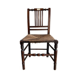 Antique Rush Seat Dining Chair