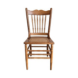 Vintage Spindle Back Cane Seat Chair