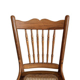 Vintage Spindle Back Cane Seat Chair