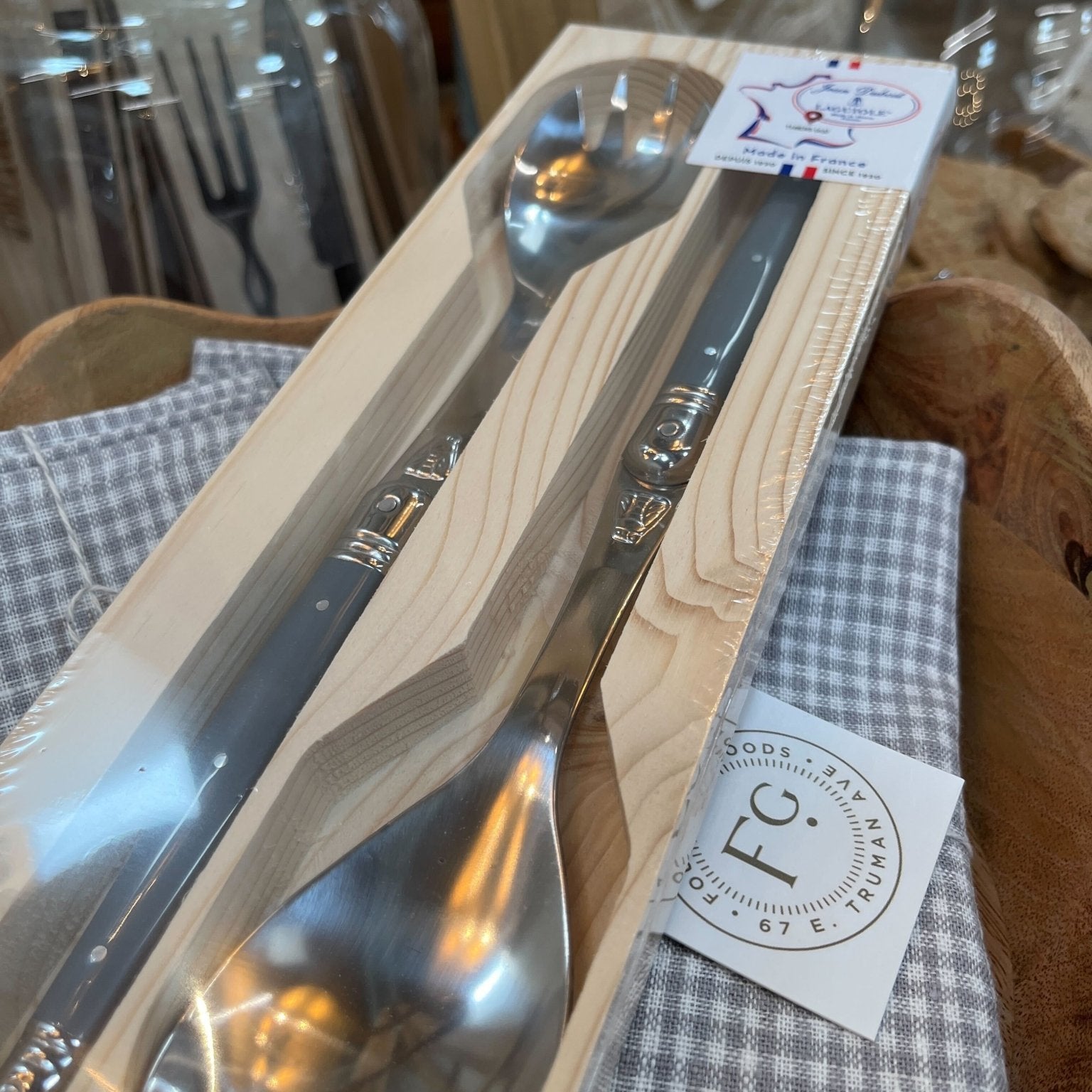 Jean Dubost Salad Servers - Foundation Goods