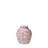 Porcelain Country Peony Round Jar