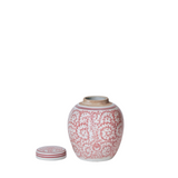 Porcelain Country Peony Round Jar