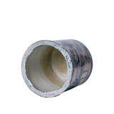 Blue & White Peacock Porcelain Cachepot