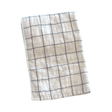 Earl Grey Grid Hand Towel