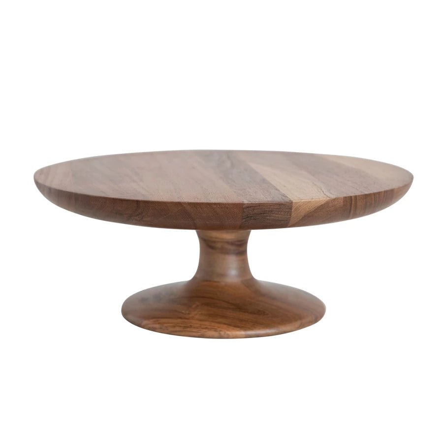 Acacia Wood Pedestal - Foundation Goods