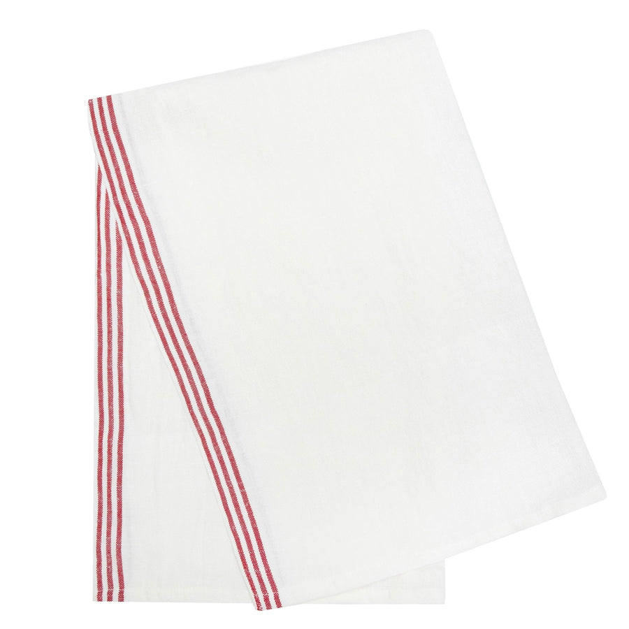 Alsace White & Red Towels - Foundation Goods