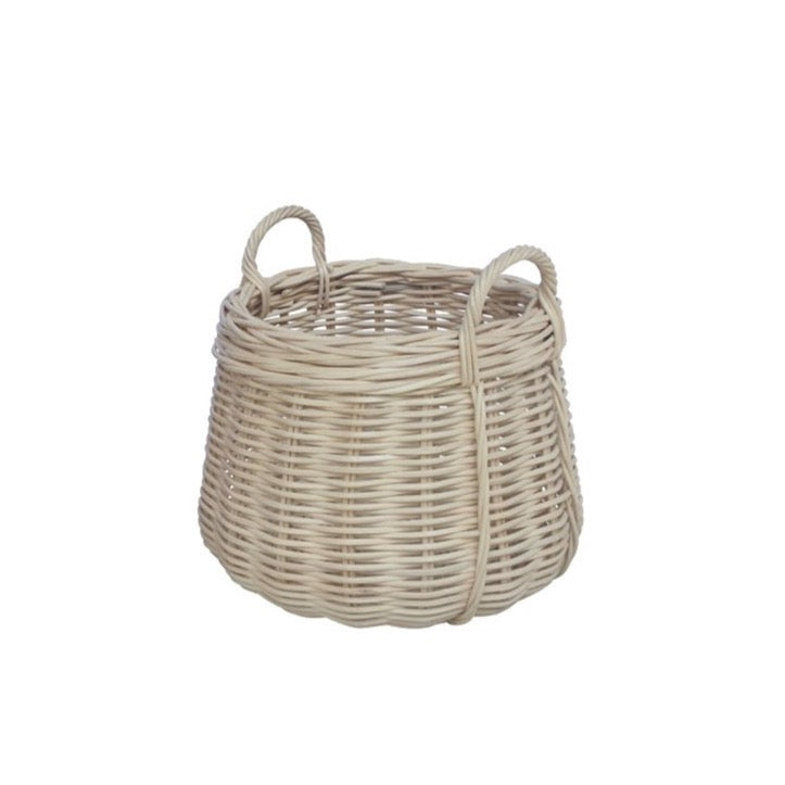 Antique Honey Rattan Basket - Foundation Goods