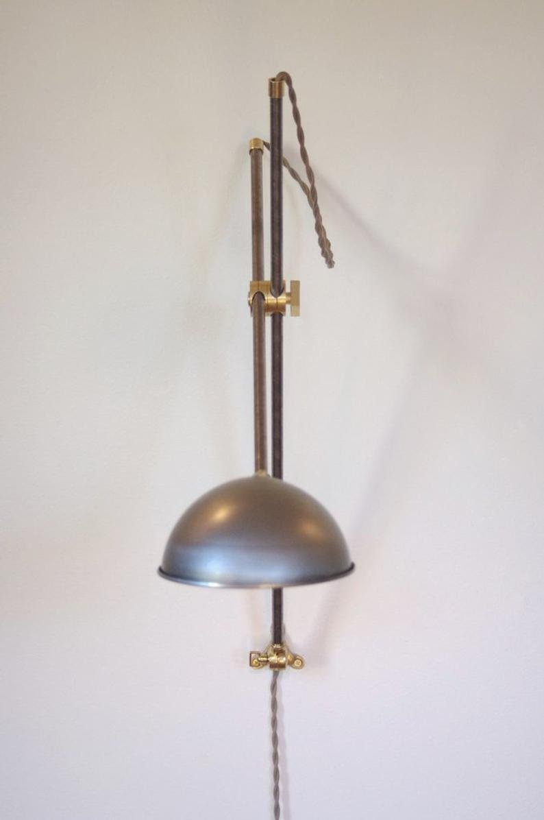 Brass and Steel Industrial Sconce - Foundation Goods