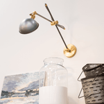 Brass and Steel Industrial Sconce - Foundation Goods