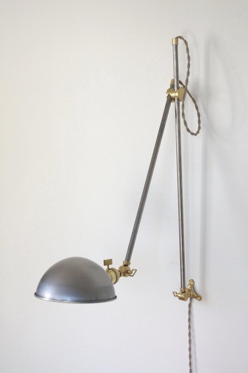 Brass and Steel Industrial Sconce - Foundation Goods