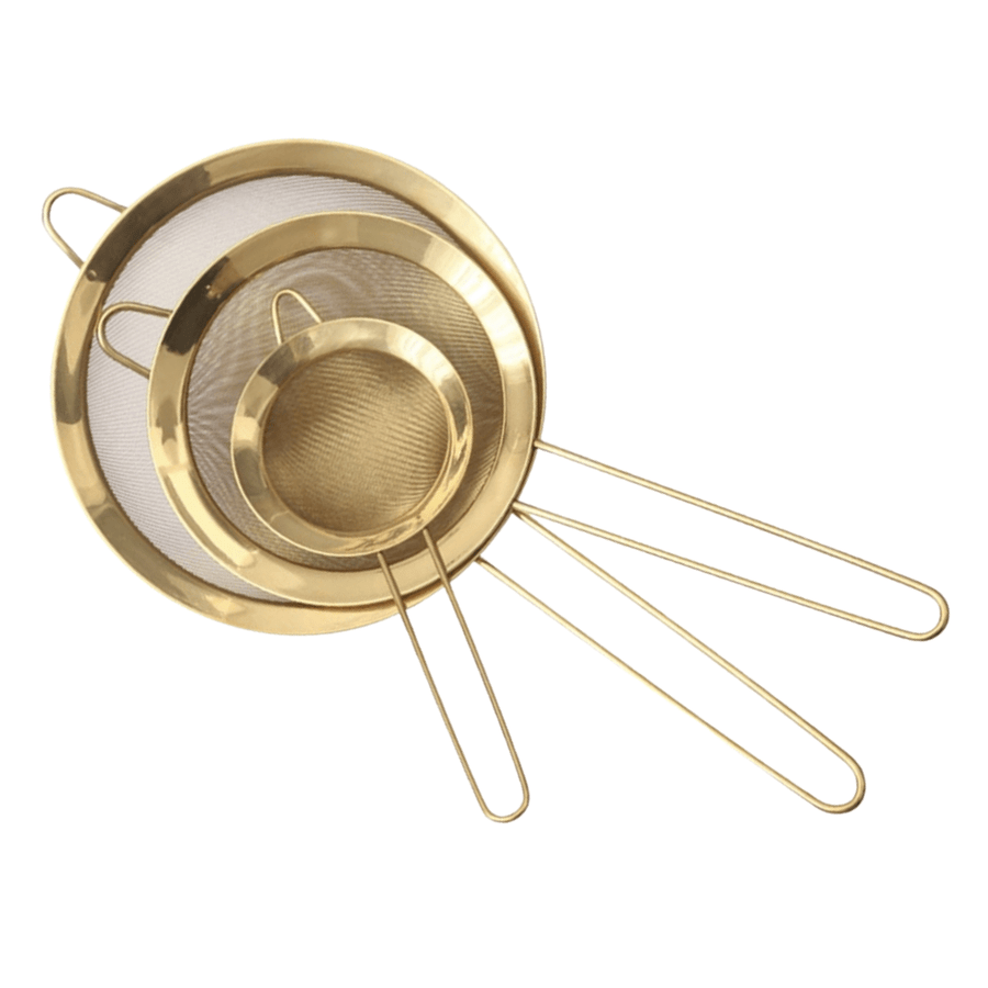 Brass Stainless Steel Colander Set - Foundation Goods