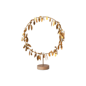 Brass Wreath on Stand - Foundation Goods