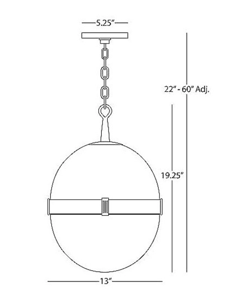 Brighton Round Pendant - Foundation Goods