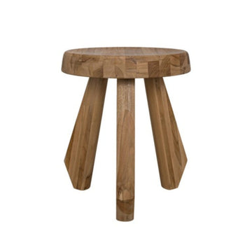 Capra Teak Stool - Foundation Goods